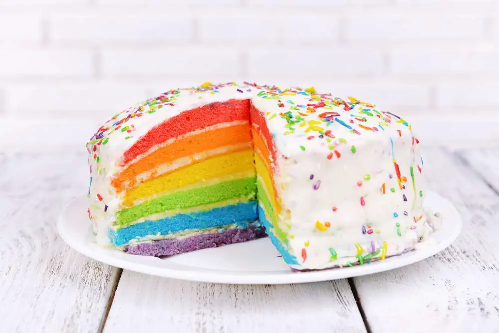 rainbow cake