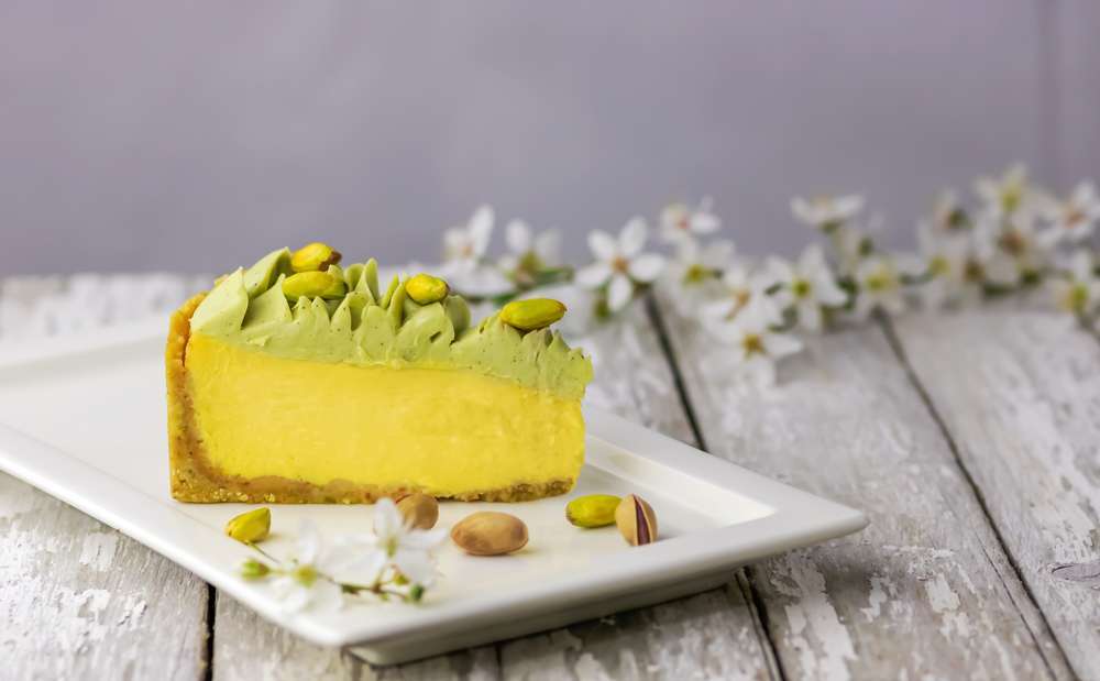 Cheesecake ai pistacchi