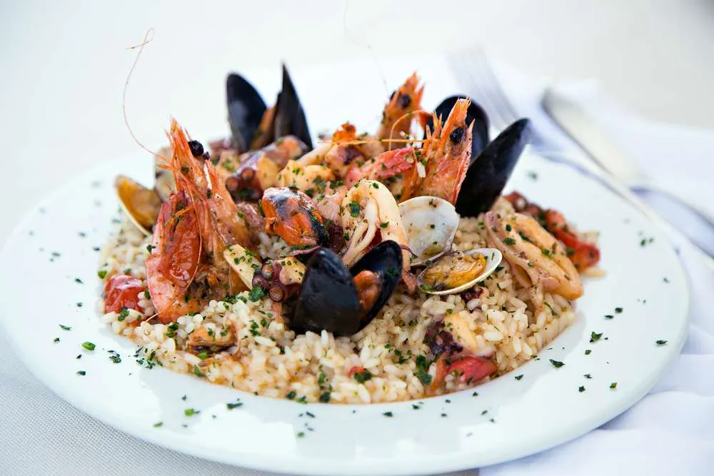 Risotto frutti di mare surgelato